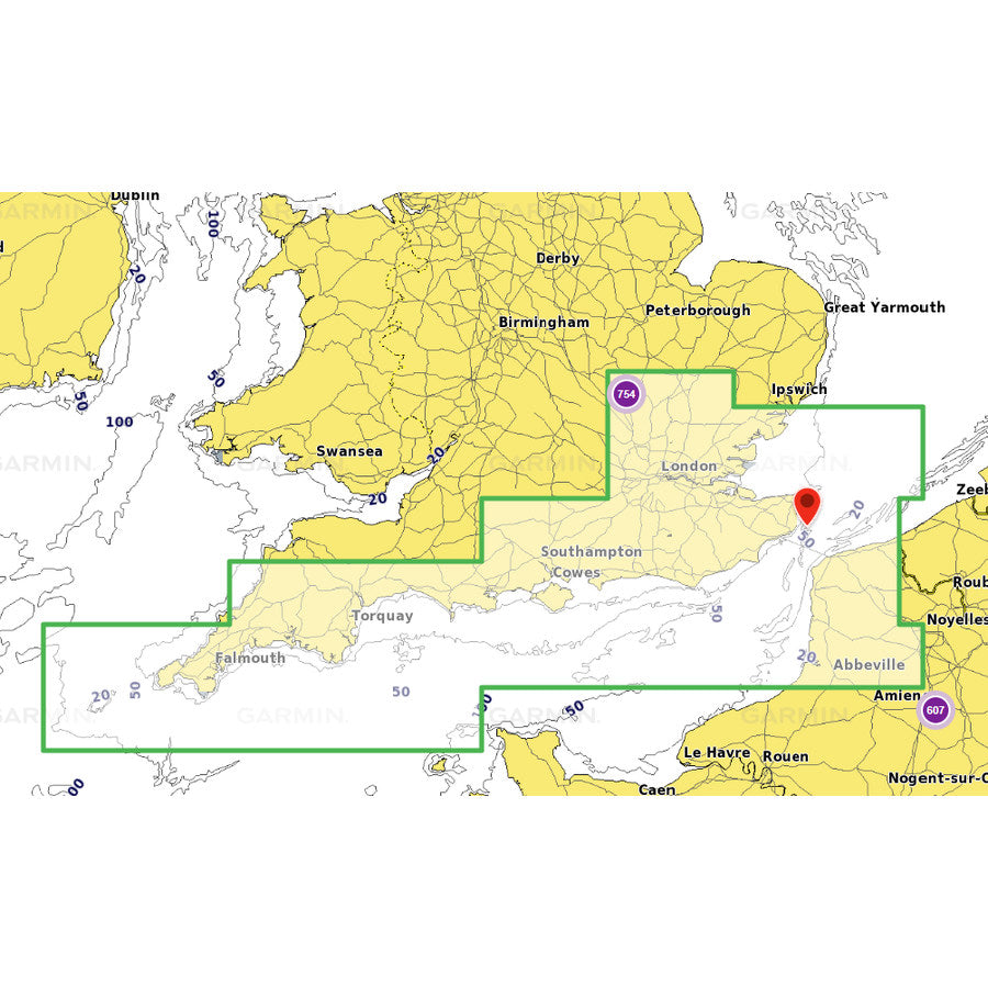 Garmin Navionics+ Chart English Channel EU074R