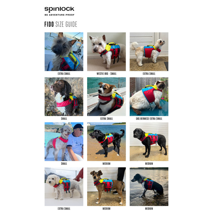 Spinlock FIDO Dog Lifejacket Medium