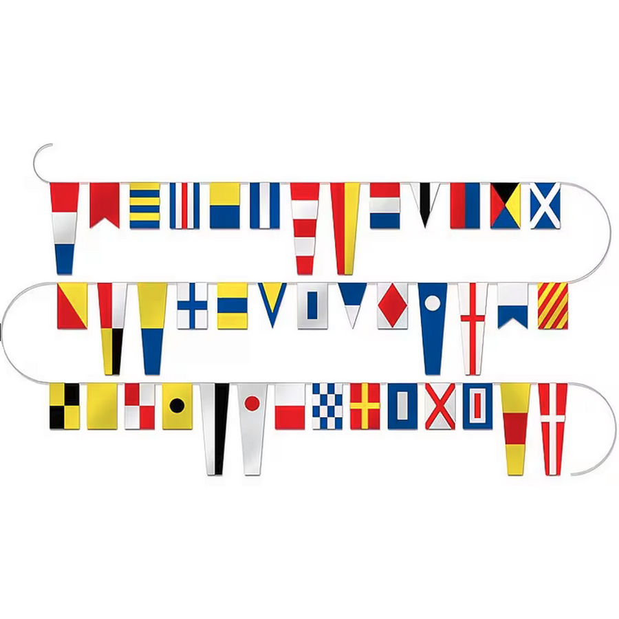SeaMark Code Flag Bunting 12m 40 Flags