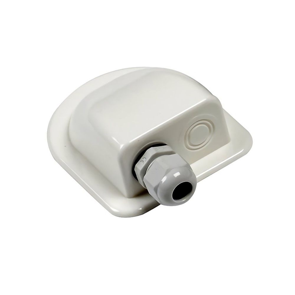 White plastic fitting