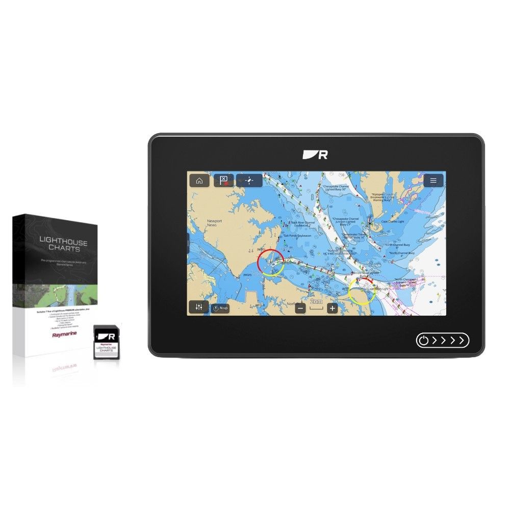 Raymarine Axiom 2 - 7S Chartplotter No Sonar with Western Europe Lighthouse Chart