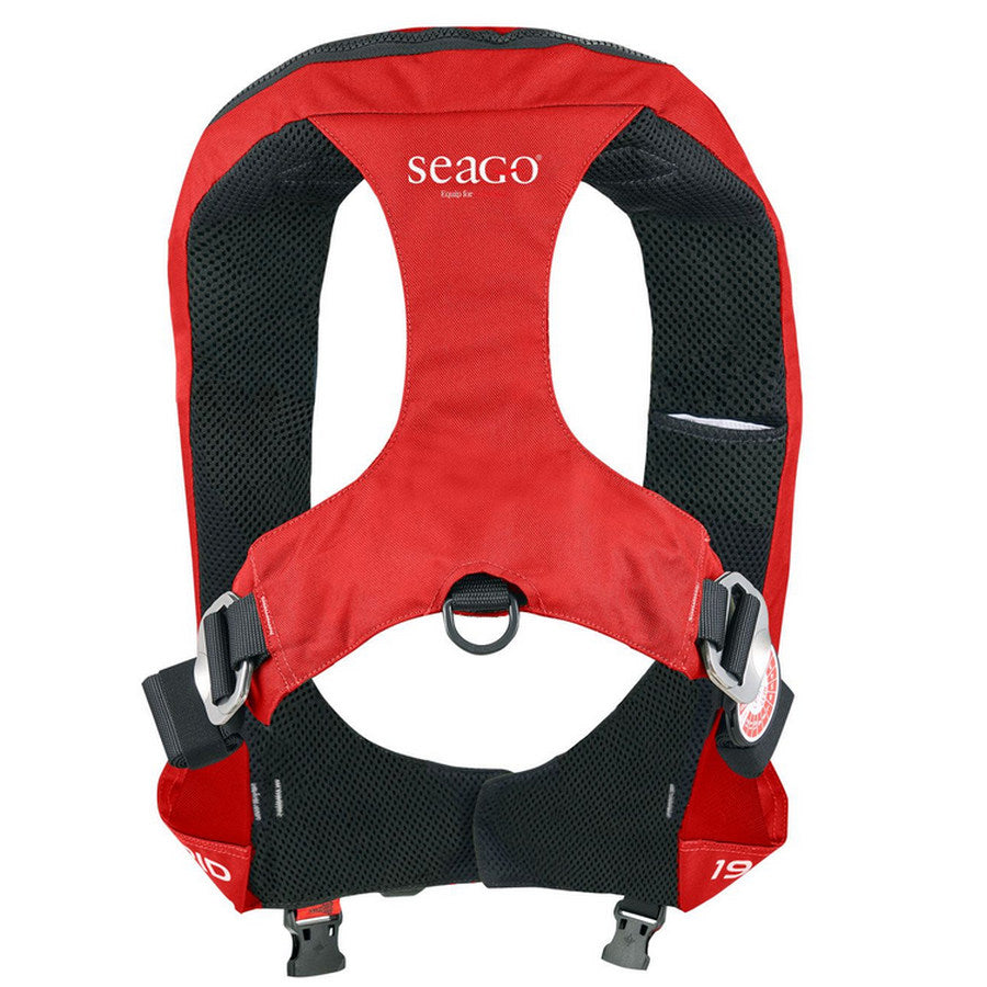 Seago Rapid Life Jacket Manual/Harness Red