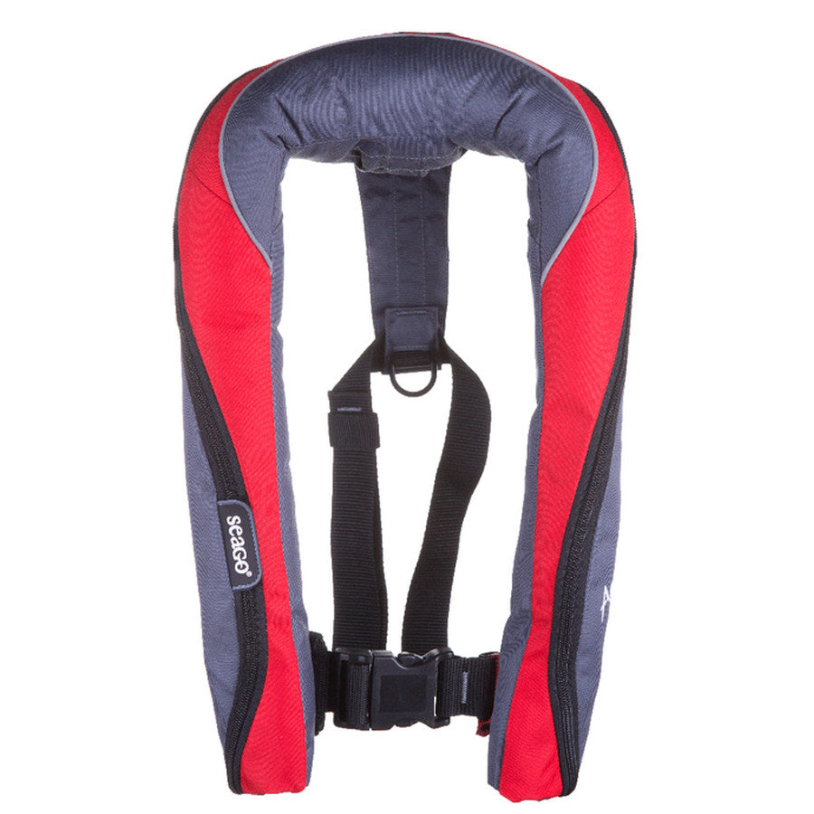 Seago Active Plus 190 Automatic Lifejacket Red/Carbon