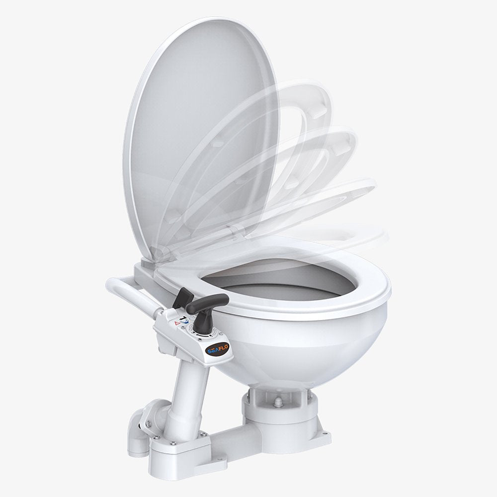 Seaflo Manual Marine Toilet - Compact