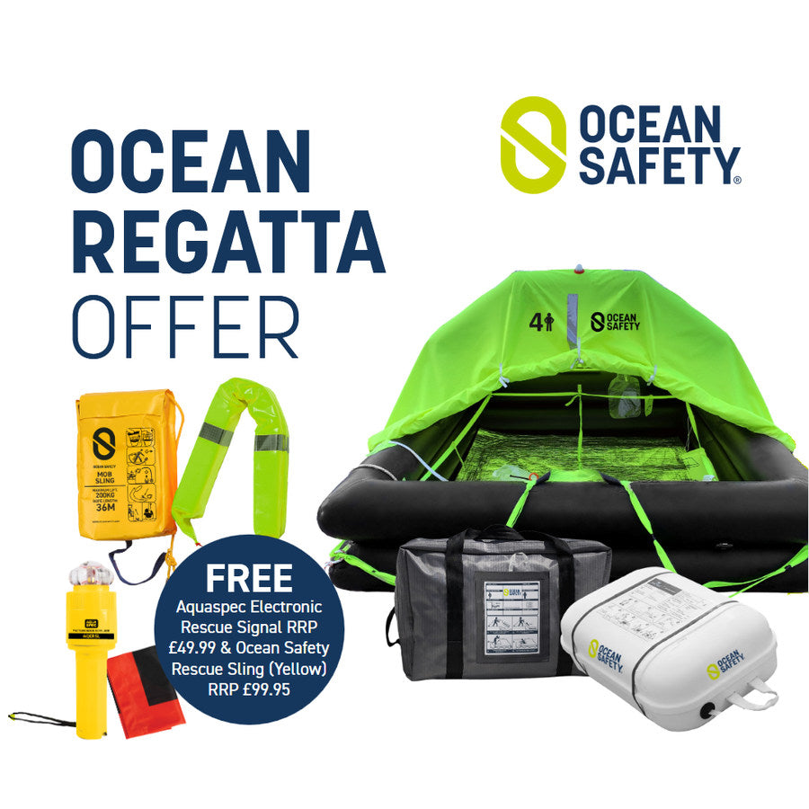 Ocean Safety Regatta Liferaft 4 Person Valise