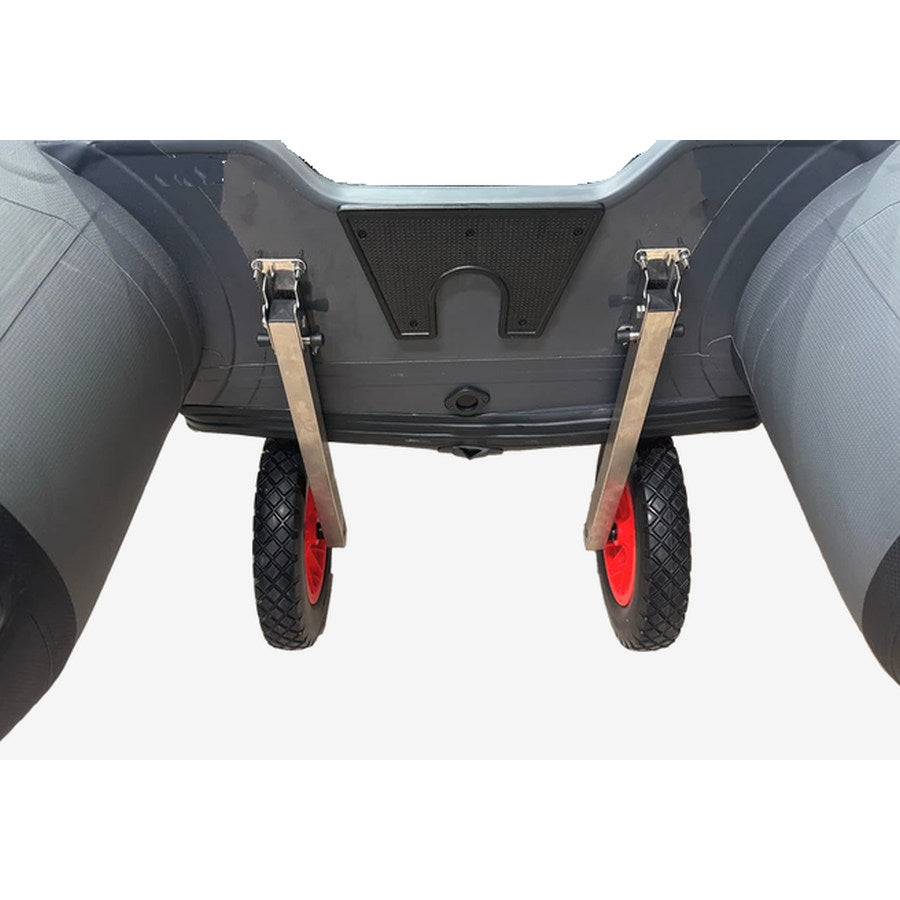 IBS Stainless Steel Up and Over Inflatable Boat Launching Wheels 200KG Capacity