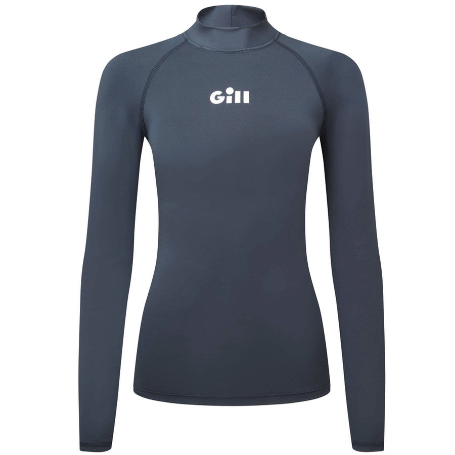 Gill Women's ZenZero Long Sleeve Rash Vest - Dark Navy - Size 14