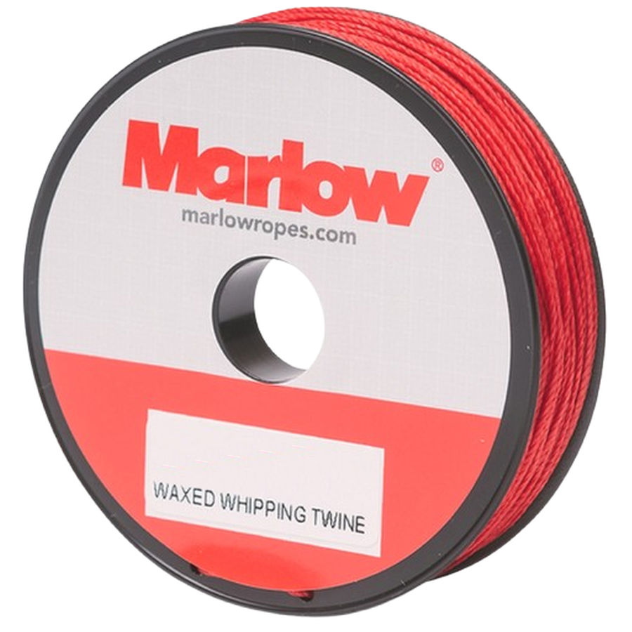 Marlow Waxed Whipping Twine Size 4 Red